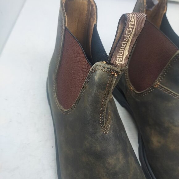 Blundstone MENS Chelsea Rustic Brown Boot - Picture 9 of 9